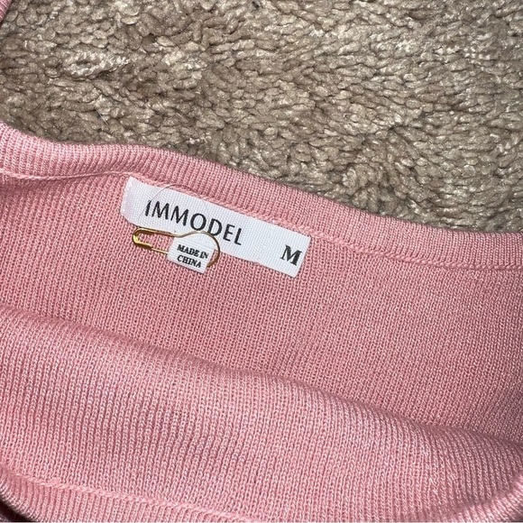 Immodel by HWA Los Angeles Pink Short and Cami Tank Set Size Med NWOT - Picture 12 of 12